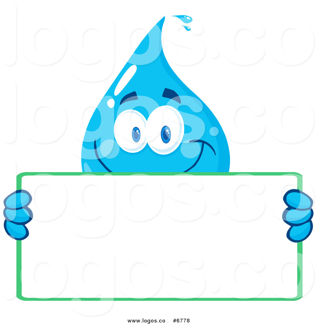 Character Drinking Water Clip Art