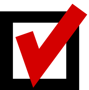 Simple Red Checkmark Clipart 