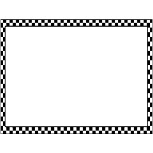 ... Checkered border clip art - Checkered Border Clip Art