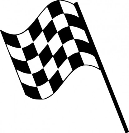 Checkered Flag clip art Vector .