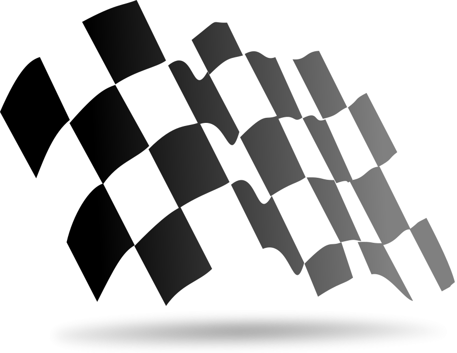 Checkered flag vector clipart