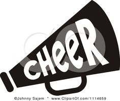 Cheer Megaphone Clip Art | Ro - Cheerleader Megaphone Clipart
