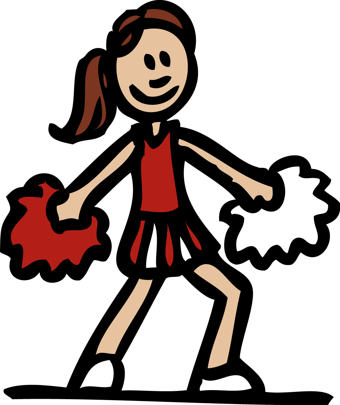 Cheerleader Clip Art 1