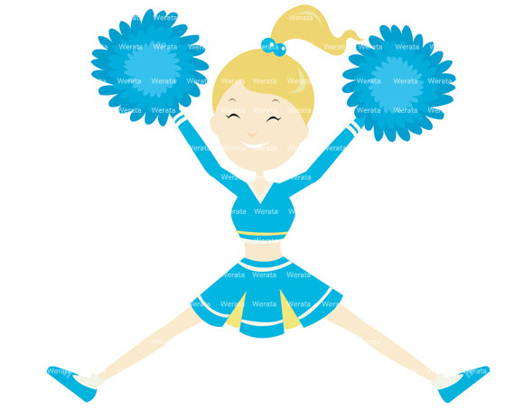 Cheerleader locale clip art clipart pictures