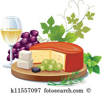 Cheese and white wine