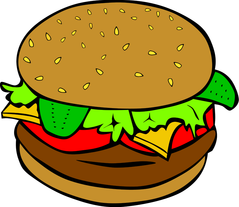 Cheeseburger burger clip art free clipartall
