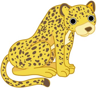 Cheetah clip art - Cheetah Clip Art