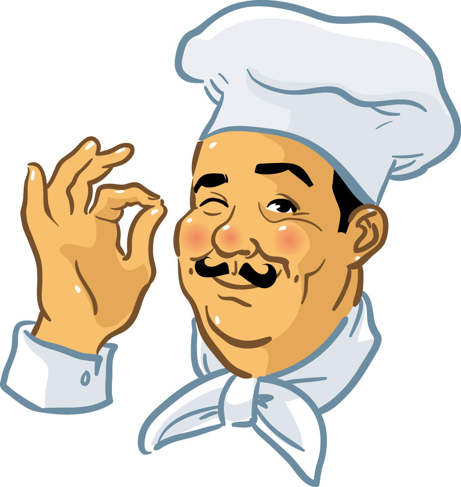 Chef clip art free clipart images clipartcow