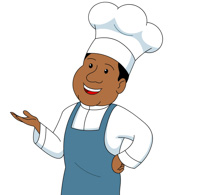 Chef Cooking And Tossing Pancakes Clipart Size: 71 Kb