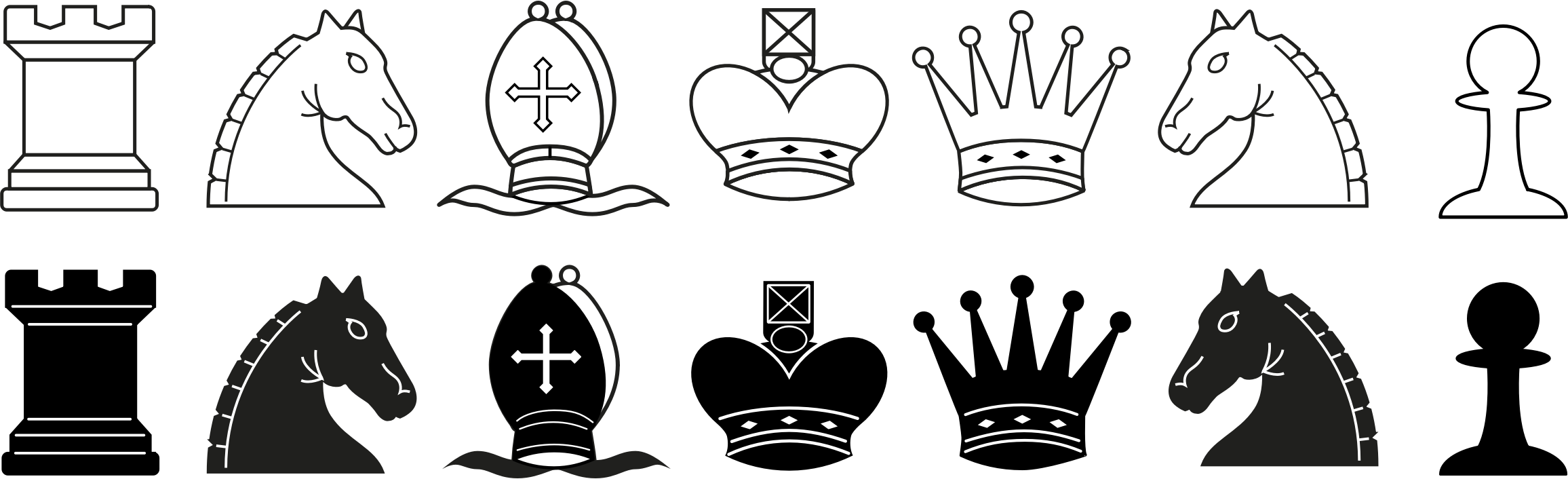 Chess Pieces Set Clip Art At 