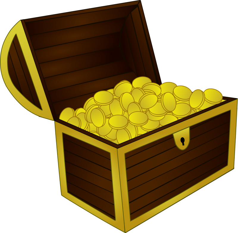 chest clipart. Treasure Chest2