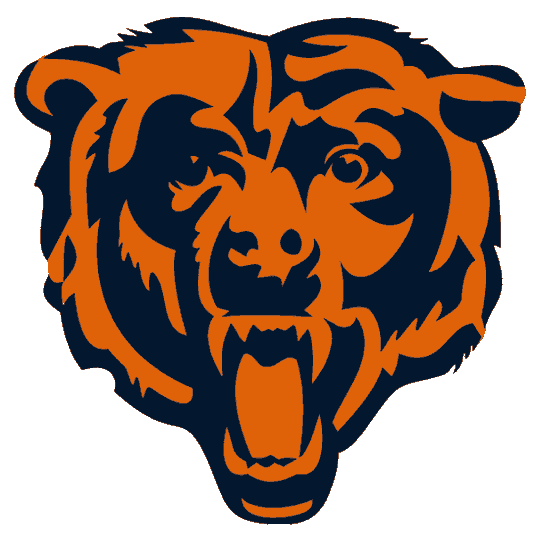 chicago bears logo stencil