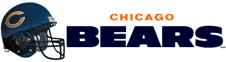 Chicago Bears football with M