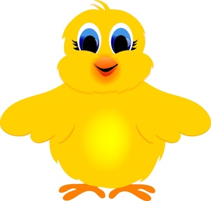 Chick Clipart Image Cartoon Easter Chick