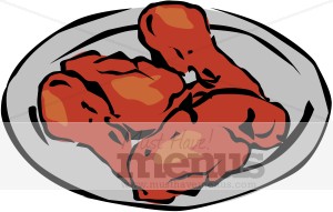 chicken wing clipart - Chicken Wings Clipart