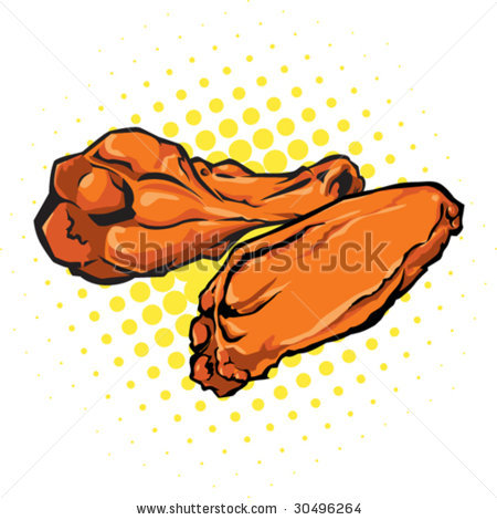 chicken wing clipart
