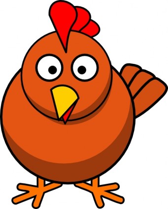 Chicken Cartoon clip art Vect - Cartoon Clip Art Free