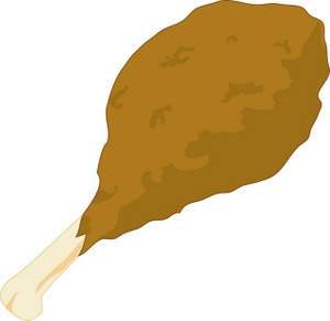 Fried chicken clipart free cl