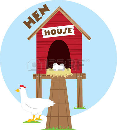 chicken coop: Protect your chicken with this coop Illustration