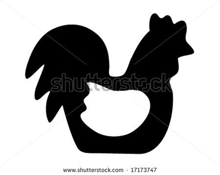 Chicken Silhouette Clip Art | chickenhead taken with elegant silhouettes ways hold alls etc from the