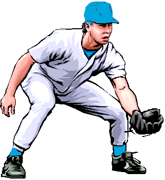 Baseball Player clip art