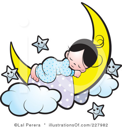 child sleeping clipart - Sleeping Baby Clip Art