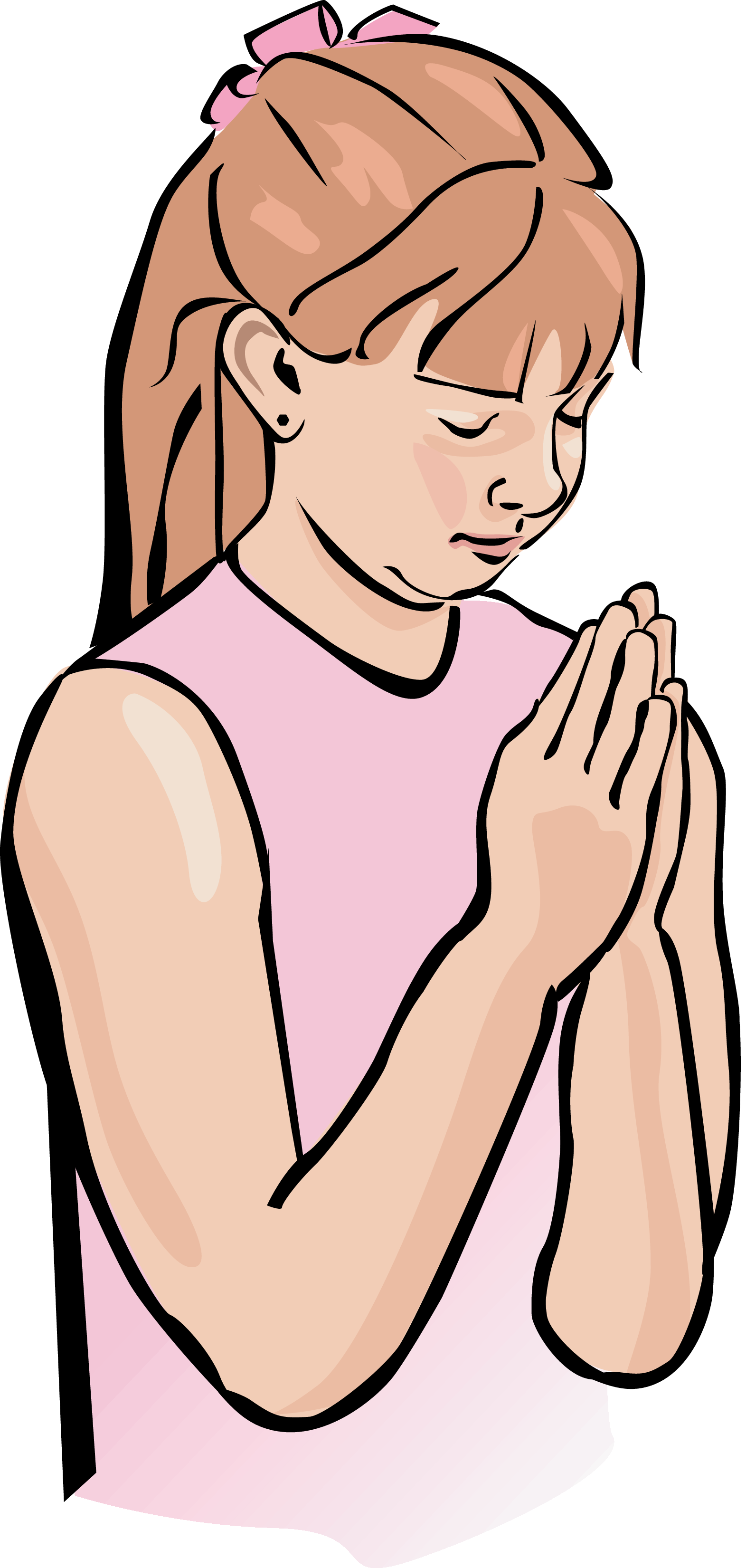 Child Prayer Clipart