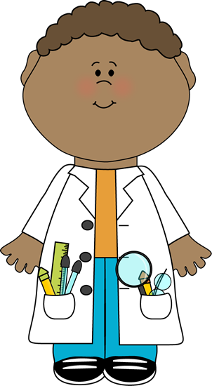 Girl Scientist with Clipboard