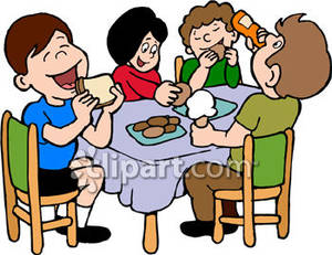 Buying Lunch · kids clipart