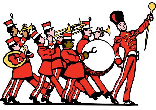 Clip Art - Painting of parade