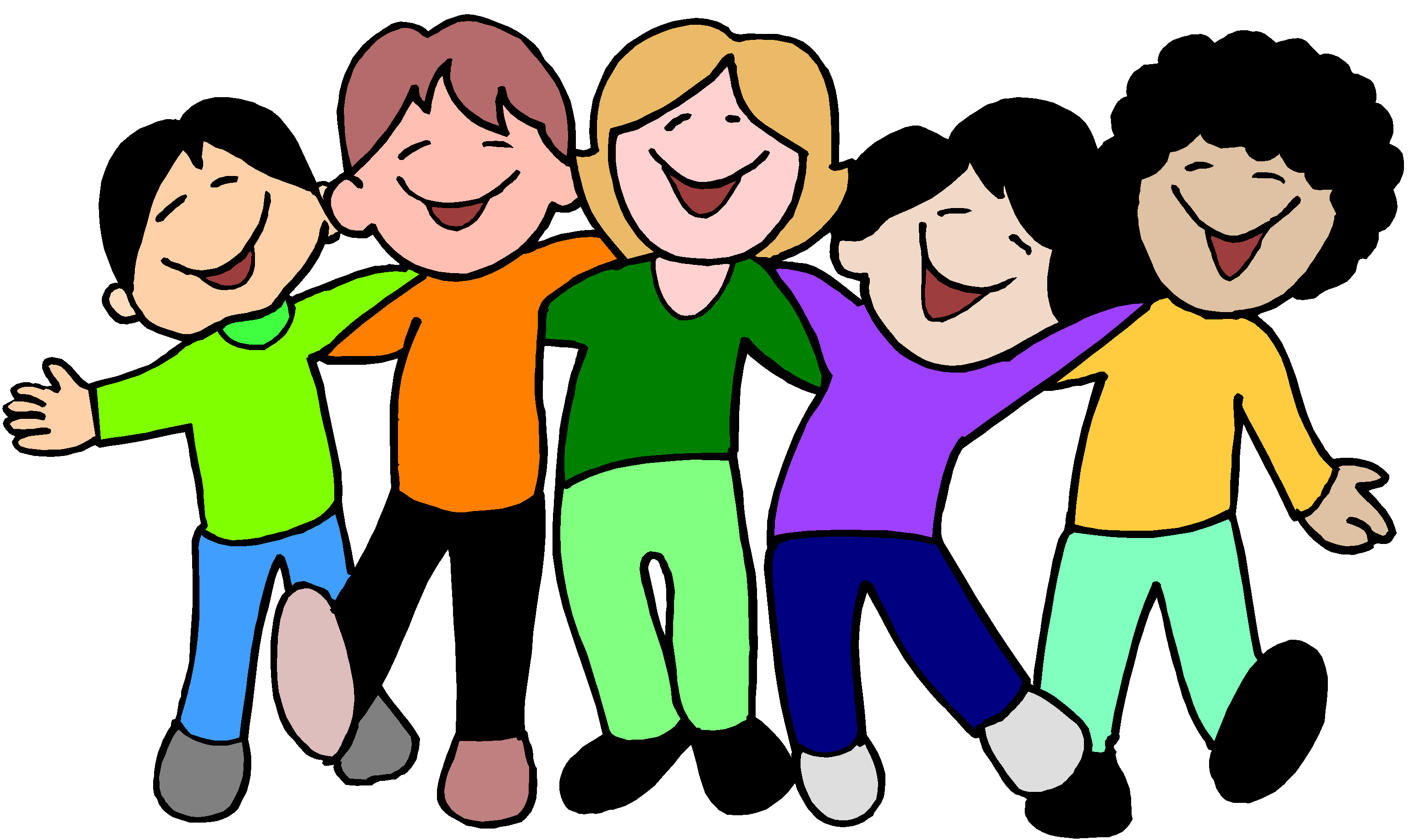 Children playing clipart 6