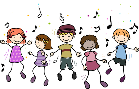 children singing clipart