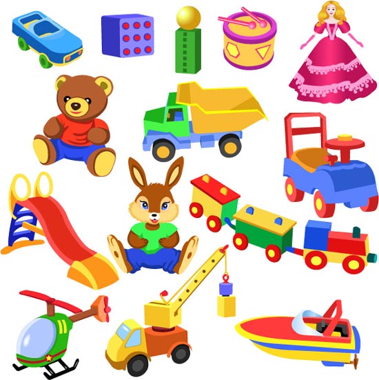 Childrens Toys Clipart Free C - Clipart Toys