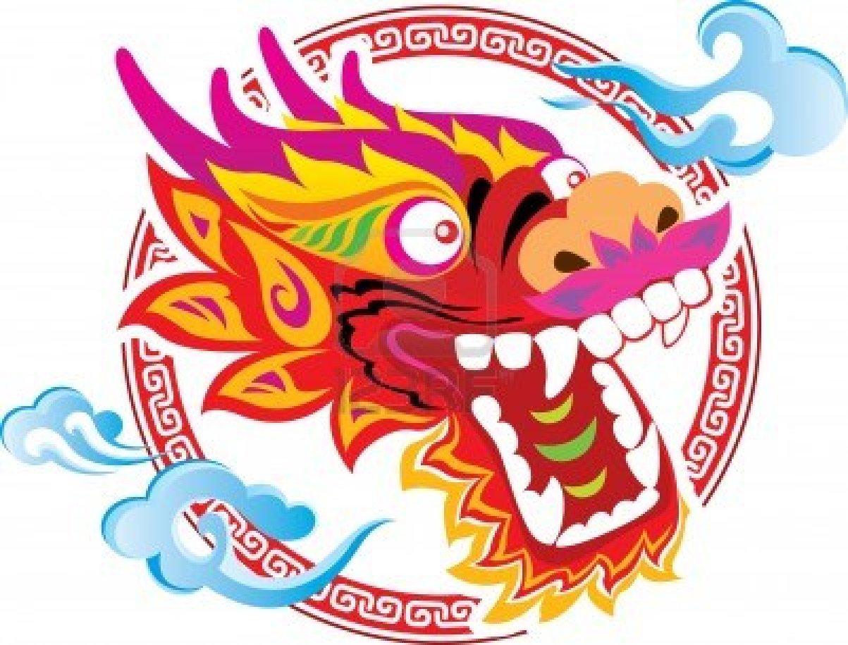 Chinese Dragon Face - Chinese Dragon Clip Art