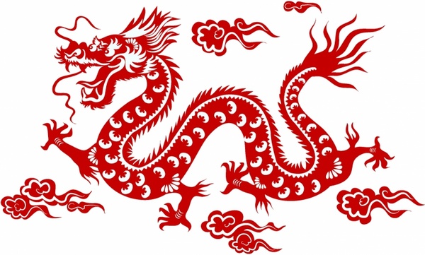 Chinese Dragon Stock Vector C