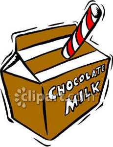chocolate milk clipart