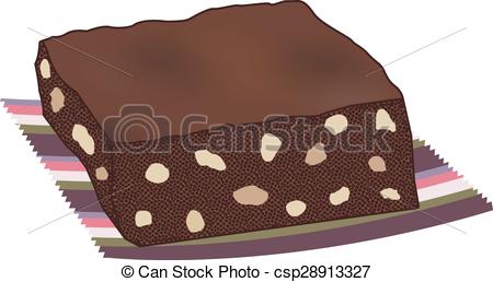 ... Chocolate brownie cake wi - Brownie Clipart