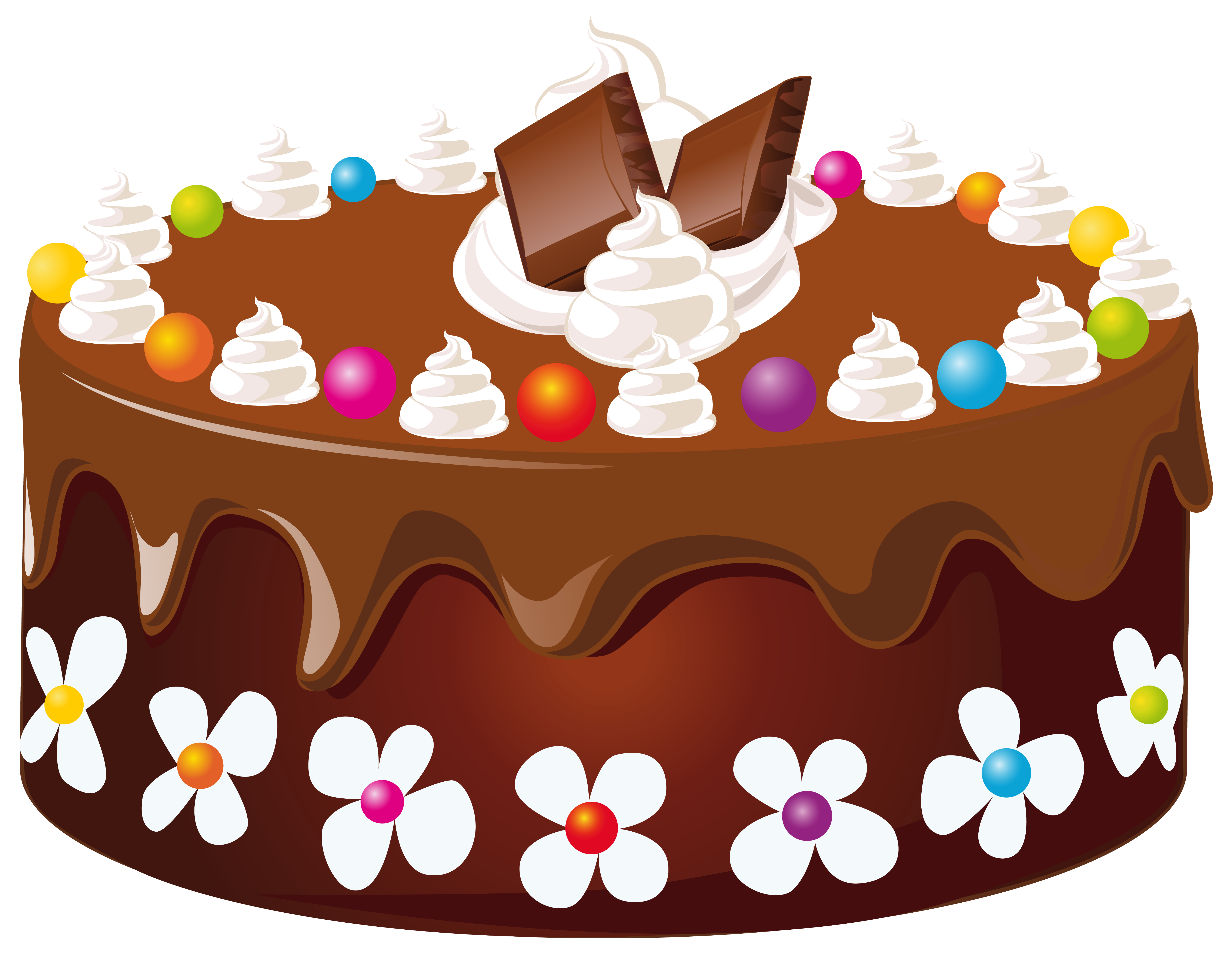 Chocolate Cake Clipart - .