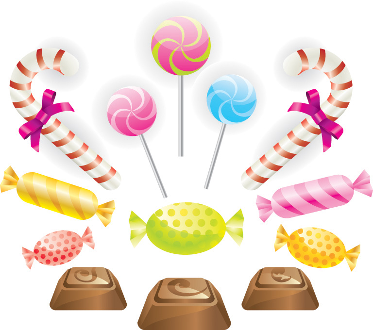 Chocolate candy clip art . - Free Candy Clip Art