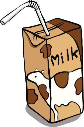 Chocolate Milk Box Clipart