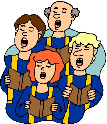 Choir Singing Clip Art Group 