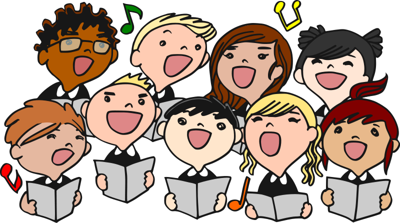 Chorus Singing Clipart
