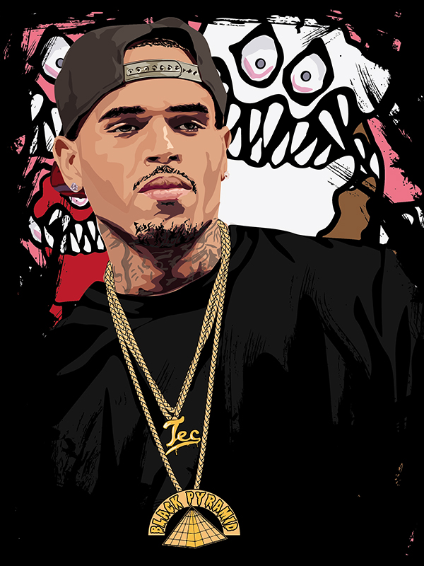 Chris Brown by Tecnificent ClipartLook.com 
