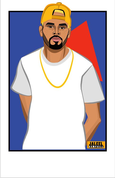 Illustration Of Chris Brown By Jaleel Campbell 19 | SWAG | Pinterest | Chris  brown, Illustrations and Prints