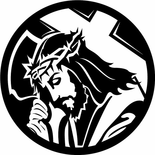 Christ Carrying Cross Clipart By Www Vectorportal Give Us This Day