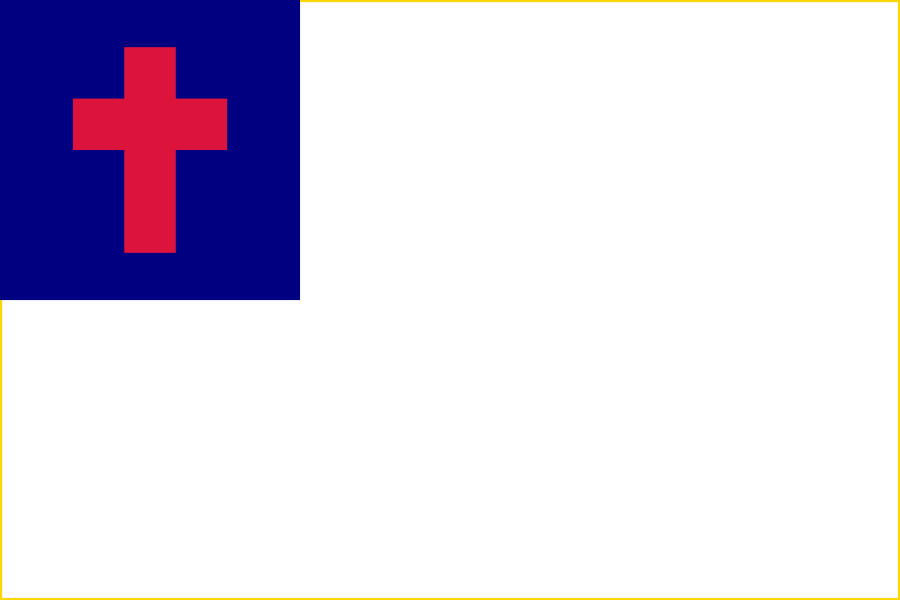 Christian Flag Clipart Vector - Christian Flag Clip Art