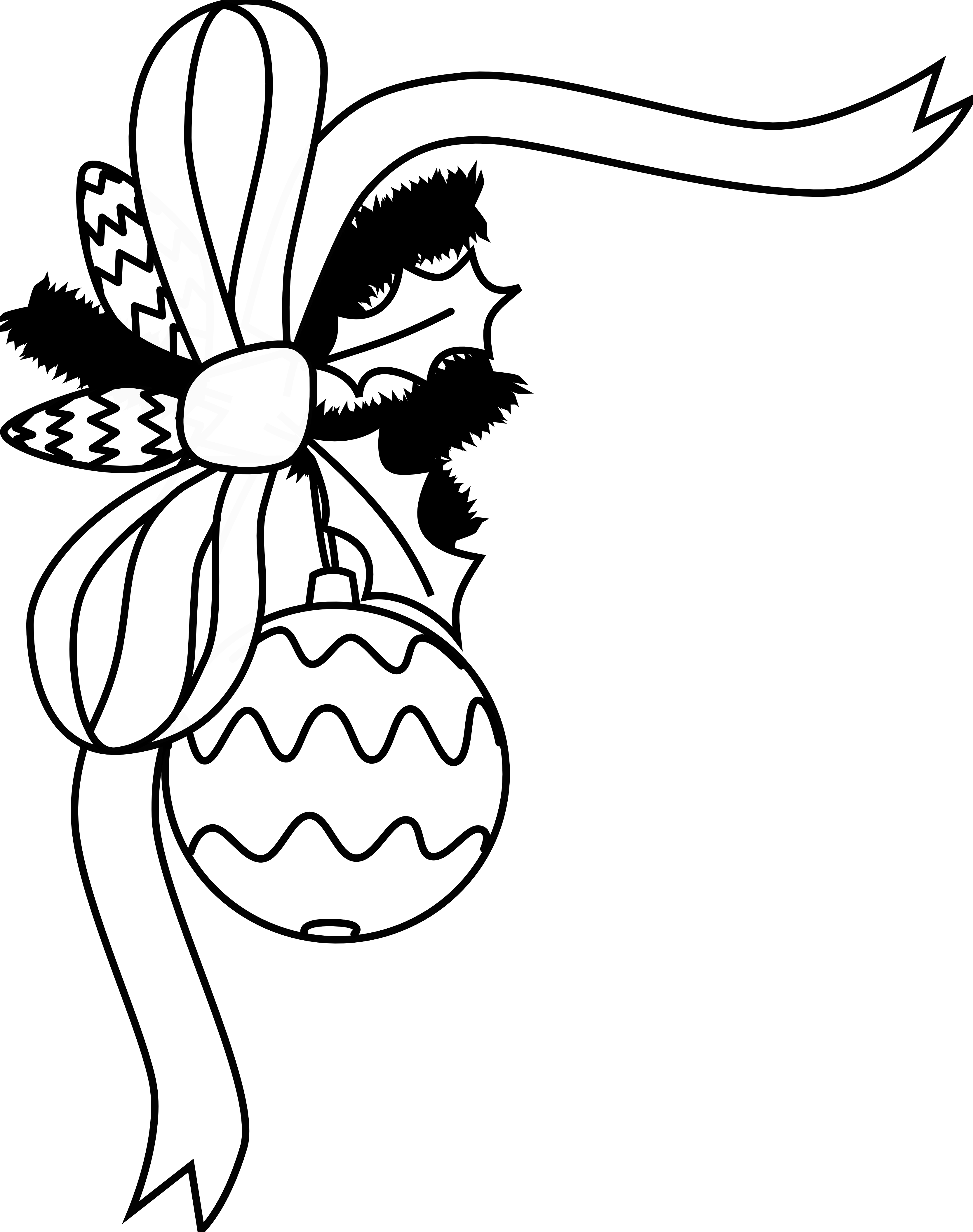 christmas border clipart blac - Christmas Clipart Black And White