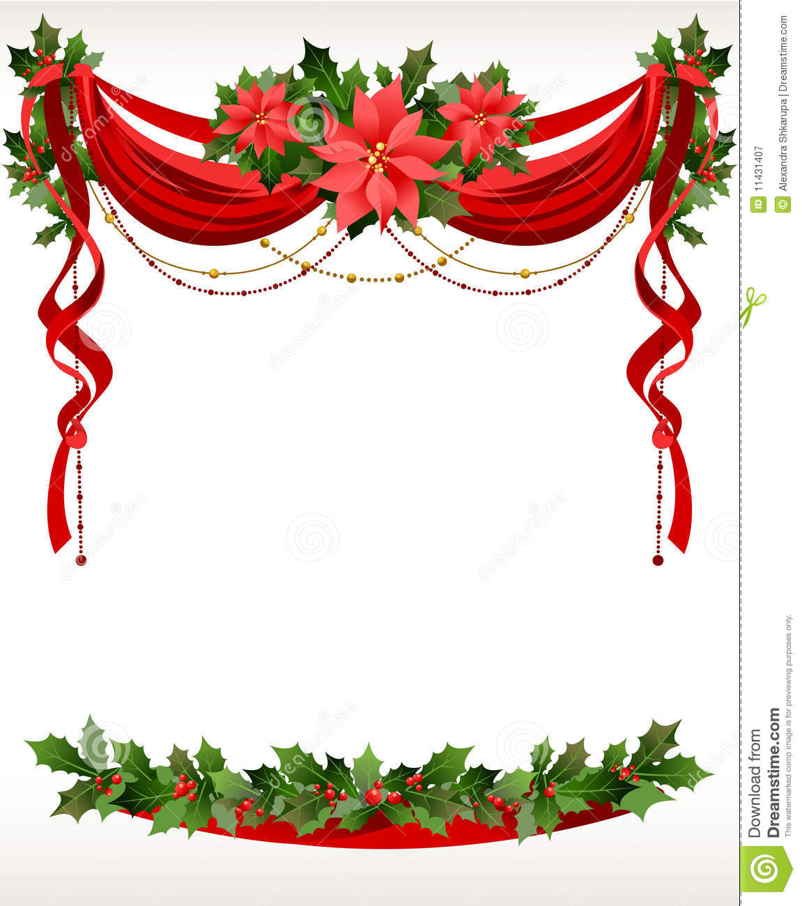 christmas picture frame clip art