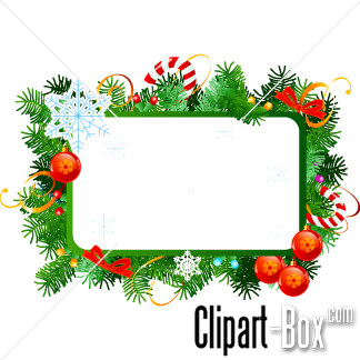 christmas picture frame clip art