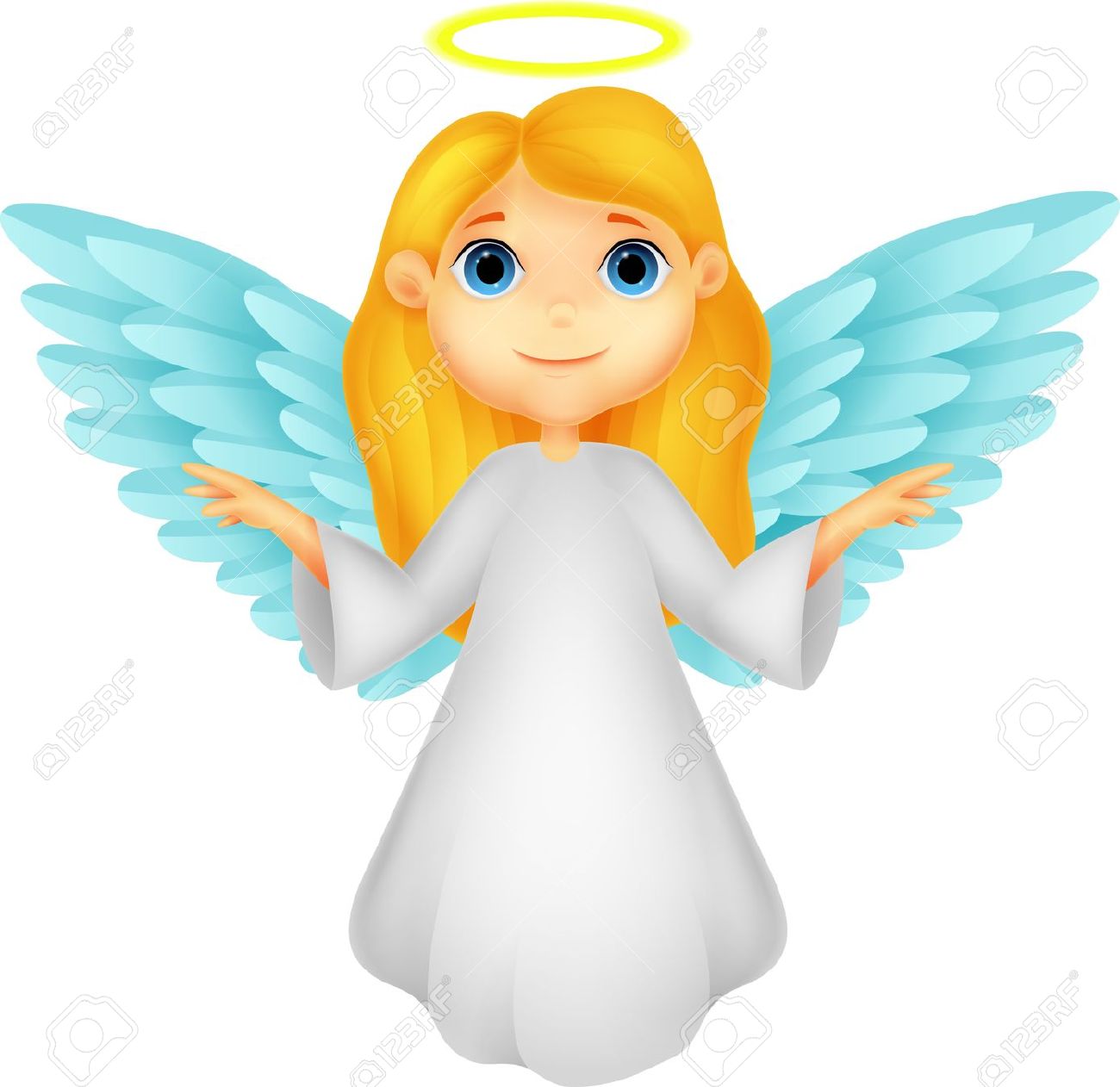 Christmas Angel Clipart. 20754058-Cute-angel-cartoon--Stock-Vector-christmas.jpg